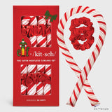 KITSCH - Elf x kitsch Satin Heatless Set- Candy Cane